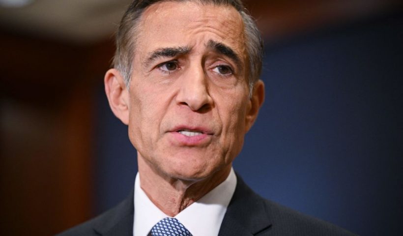 Rep. Darrell Issa, R-CA, speaks after House Republicans met to choose their party leaders at the US Capitol in Washington, DC on November 15, 2022. - Top US Republican Kevin McCarthy was chosen Tuesday as his party's leader in the House of Representatives -- putting him in prime position to become Speaker if his camp reclaims control of the chamber as expected. (Photo by Mandel NGAN / AFP) (Photo by MANDEL NGAN/AFP via Getty Images)