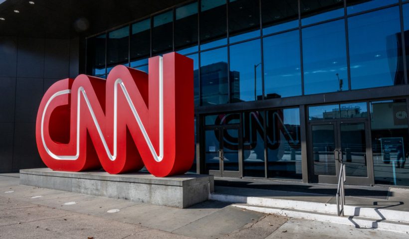 ATLANTA, GEORGIA - NOVEMBER 17: An exterior view of the world headquarters for the Cable News Network (CNN) on November 17, 2022 in Atlanta, Georgia. CNN's CEO and Chairman, Chris Licht, has confirmed that the company will begin layoffs in early December. (Photo by Brandon Bell/Getty Images)