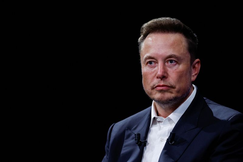 Elon Musk, Chief Executive Officer of SpaceX and Tesla and owner of Twitter, looks on as he attends the Viva Technology conference dedicated to innovation and startups at the Porte de Versailles exhibition centre in Paris, France, June 16, 2023. REUTERS/Gonzalo Fuentes