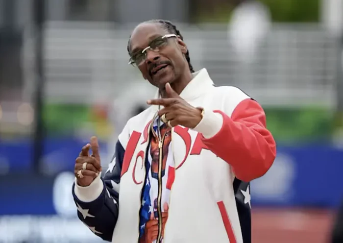 Snoop Dogg watches during the US Olympic Team Trials at Hayward Field. Mandatory Credit: Kirby Lee-USA TODAY Sports/File Photo