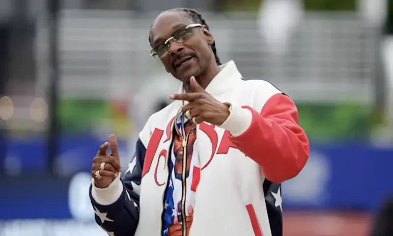 Snoop Dogg watches during the US Olympic Team Trials at Hayward Field. Mandatory Credit: Kirby Lee-USA TODAY Sports/File Photo