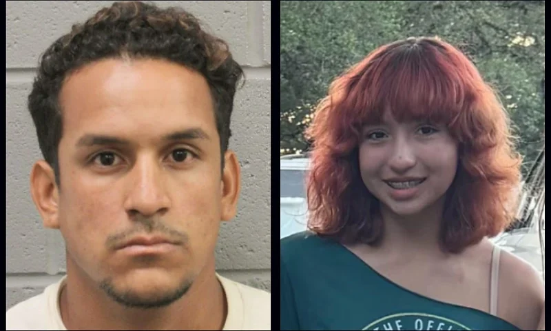 Franklin Pena, 26. (Photo via: Houston Police Dept.) / (R) Jocelyn Nungaray, 12. (Photo via: gofundme)