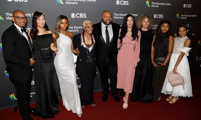 Honoree Dionne Warwick and her family attend the 46th Kennedy Center Honors gala at the Kennedy Center in Washington, U.S., December 3, 2023. REUTERS/Julia Nikhinson