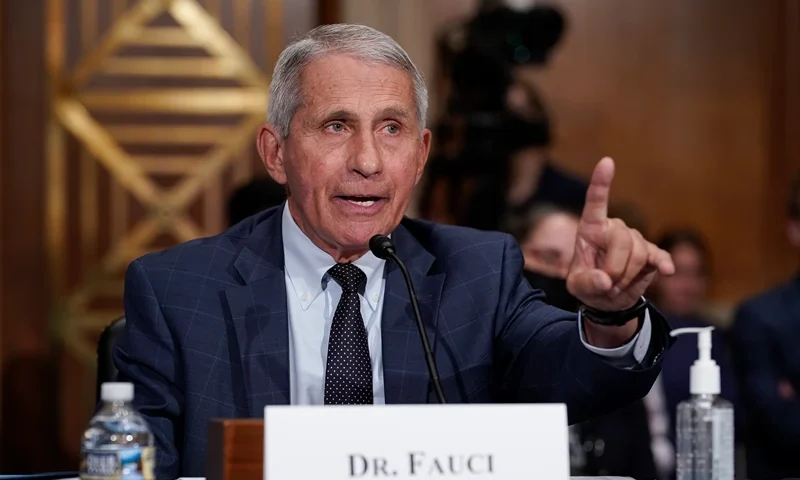 Dr. Fauci Testifies To Senate Health Committee On Country's COVID-19 Response WASHINGTON, DC - JULY 20: Top infectious disease expert Dr. Anthony Fauci responds to accusations by Sen. Rand Paul, R-Ky., as he testifies before the Senate Health, Education, Labor, and Pensions Committee, July 20, 2021 on Capitol Hill in Washington, DC. Cases of COVID-19 have tripled over the past three weeks, and hospitalizations and deaths are rising among unvaccinated people. (Photo by J. Scott Applewhite-Pool/Getty Images)