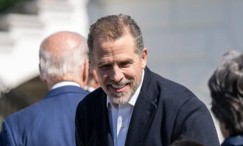 WASHINGTON, DC - APRIL 10: Hunter Biden, U.S. President Joe Biden's son, attends the annual Easter Egg Roll on the South Lawn of the White House on April 10, 2023 in Washington, DC. The tradition dates back to 1878 when President Rutherford B. Hayes invited children to the White House for Easter and egg rolling on the lawn. (Photo by Drew Angerer/Getty Images)