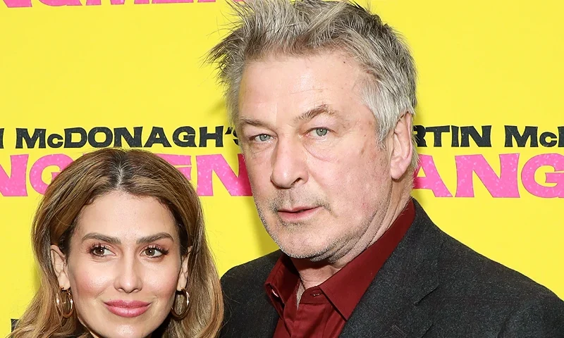 NEW YORK, NEW YORK - APRIL 21: Hilaria Baldwin and Alec Baldwin attend the opening night of "Hangmen" on Broadway at Golden Theatre on April 21, 2022 in New York City. (Photo by Jason Mendez/Getty Images)