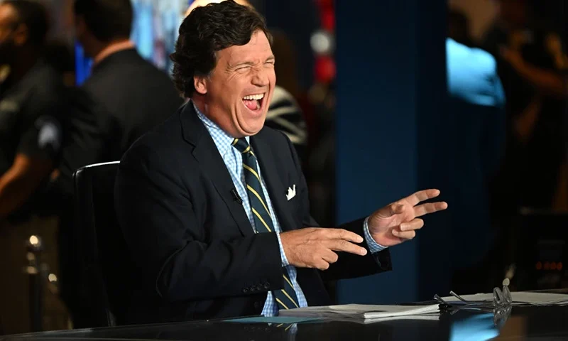 HOLLYWOOD, FLORIDA - NOVEMBER 17: Tucker Carlson during 2022 FOX Nation Patriot Awards at Hard Rock Live at Seminole Hard Rock Hotel & Casino Hollywood on November 17, 2022 in Hollywood, Florida. (Photo by Jason Koerner/Getty Images)