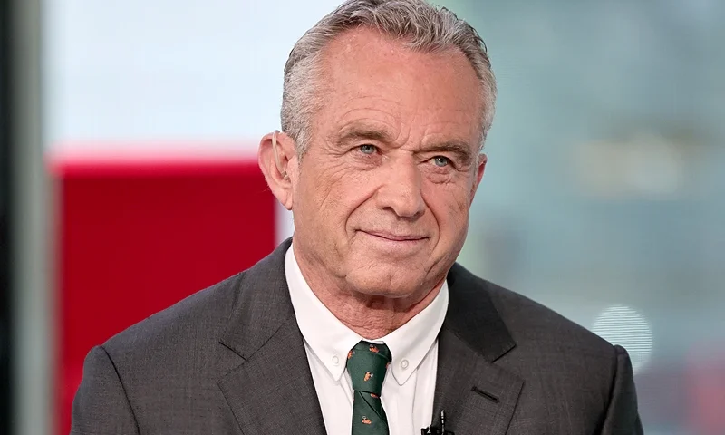 Robert F. Kennedy Jr. Visits "The Faulkner Focus" NEW YORK, NEW YORK - JUNE 02: Robert F. Kennedy Jr. visits "The Faulkner Focus"at Fox News Channel Studios on June 02, 2023 in New York City. (Photo by Jamie McCarthy/Getty Images)