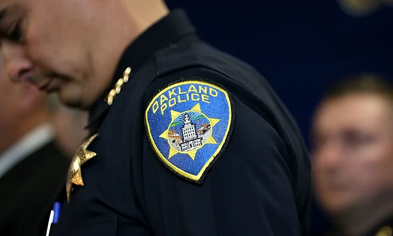 OAKLAND, CA - MAY 09: Acting Oakland police chief Anthony Toribio looks on during a news conference at Oakland police headquarters on May 9, 2013 in Oakland, California. A day after Oakland police chief Howard Jordan abruptly resigned citing medical reasons, a report by the Bratton Group that was commissioned by the City of Oakland revealed problems in the department in several key areas. The report comes days after the FBI reported that Oakland has the highest robbery rate in the country with an average of 12 robberies occuring every day. (Photo by Justin Sullivan/Getty Images)