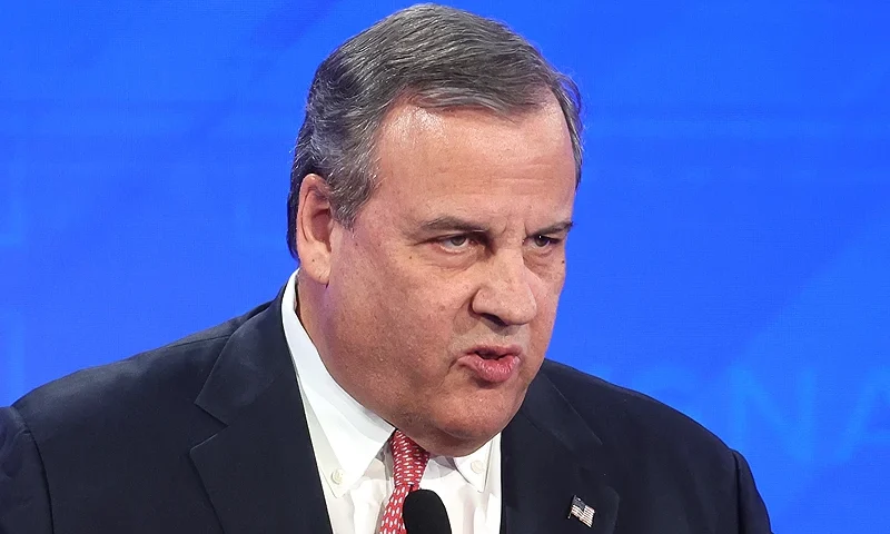 TUSCALOOSA, ALABAMA - DECEMBER 06: Republican presidential candidate former New Jersey Gov. Chris Christie participates in the NewsNation Republican Presidential Primary Debate at the University of Alabama Moody Music Hall on December 6, 2023 in Tuscaloosa, Alabama. The four presidential hopefuls squared off during the fourth Republican primary debate without current frontrunner and former U.S. President Donald Trump, who has declined to participate in any of the previous debates. (Photo by Justin Sullivan/Getty Images)