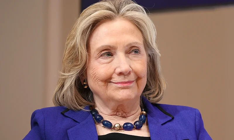 WASHINGTON, DC - MAY 30: Co-Founder, Vital Voices Hillary Rodham Clinton appears on stage during Vital Voices 3rd Annual Global Festival on May 30, 2024 in Washington, DC. (Photo by Tasos Katopodis/Getty Images for Vital Voices Global Partnership )