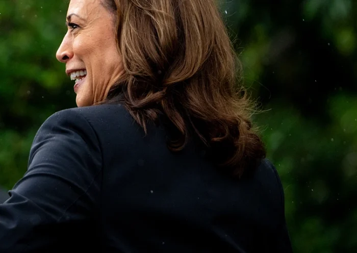 Vice President Harris Delivers Remarks Celebrating NCAA Championship Teams WASHINGTON, DC - JULY 22: U.S. Vice President Kamala Harris departs following an NCAA championship teams celebration on the South Lawn of the White House on July 22, 2024 in Washington, DC. U.S. President Joe Biden abandoned his campaign for a second term after weeks of pressure from fellow Democrats to withdraw and just months ahead of the November election, throwing his support behind Harris. (Photo by Andrew Harnik/Getty Images)