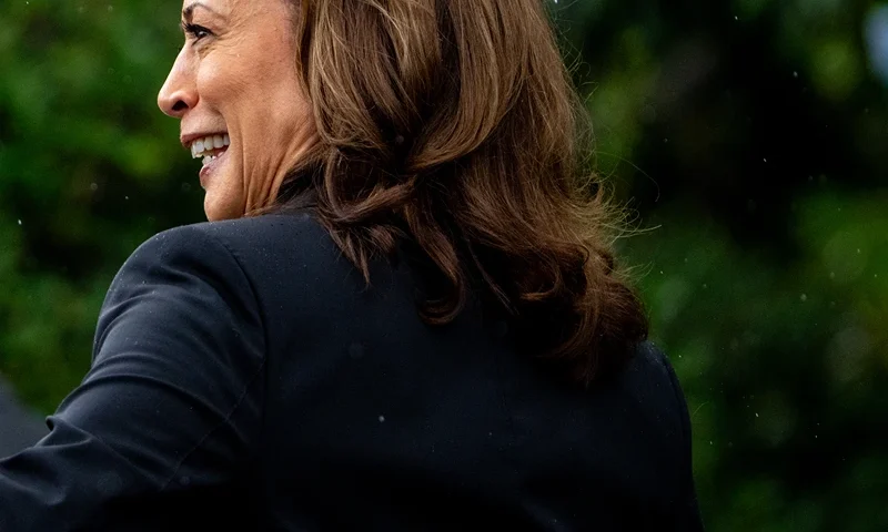 Vice President Harris Delivers Remarks Celebrating NCAA Championship Teams WASHINGTON, DC - JULY 22: U.S. Vice President Kamala Harris departs following an NCAA championship teams celebration on the South Lawn of the White House on July 22, 2024 in Washington, DC. U.S. President Joe Biden abandoned his campaign for a second term after weeks of pressure from fellow Democrats to withdraw and just months ahead of the November election, throwing his support behind Harris. (Photo by Andrew Harnik/Getty Images)