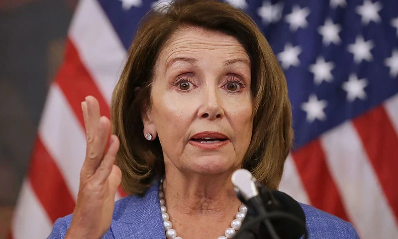 WASHINGTON, DC - SEPTEMBER 07: House Minority Leader Nancy Pelosi (D-CA) and fellow Democratic members of the House hold a news conference to call on Republicans to fund programs to combat the spread of the Zika virus at the U.S. Capitol September 7, 2016 in Washington, DC. Congress returned yesterday from a seven-week break during which time the Florida Department of Health confirmed the first local cases of Zika on July 29. (Photo by Chip Somodevilla/Getty Images)