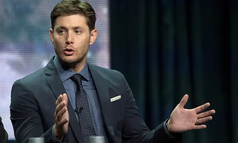 Cast member Jensen Ackles speaks at a panel for The CW television series "Supernatural" during the Television Critics Association Cable Summer Press Tour in Beverly Hills, California July 18, 2014. REUTERS/Mario Anzuoni/File Photo