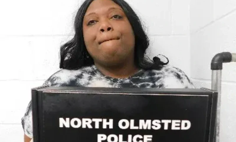 Bionca Ellis, 32. (Photo via: North Olmsted Police Department)