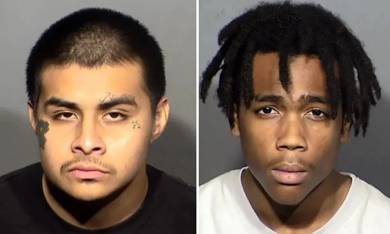 Jesus Ayala, 18, and Jzamir Keys, 16. (Photo via: Clark County District Attorney)